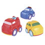 TACHAN Pack de 3 voitures de course, jouets roulants pour enfants, jeu de développement moteur et imaginaire, dès 12 mois