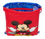 Safta Sac Junior Plat Mickey Mouse "Good Day" 26x34x1 cm, pour enfant à partir de 3 ans