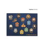 Cerdá Set de papeterie à colorier Harry Potter pour enfants (3-12 ans) en papier 100% - Instructions multilingues dont le français