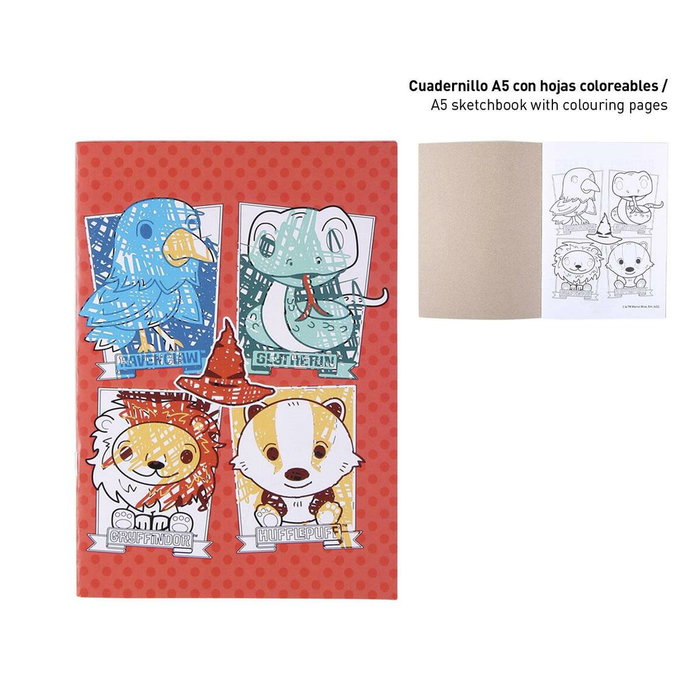 Ensemble de Papeterie Harry Potter Bleu Noir Rouge 16 Pièces (6 Pièces) Ensemble de Papeterie Harry Potter Bleu Noir Rouge 16 Pièces (6 Pièces)