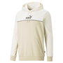 Sweat à capuche homme Puma Essentials Block X Tape Beige