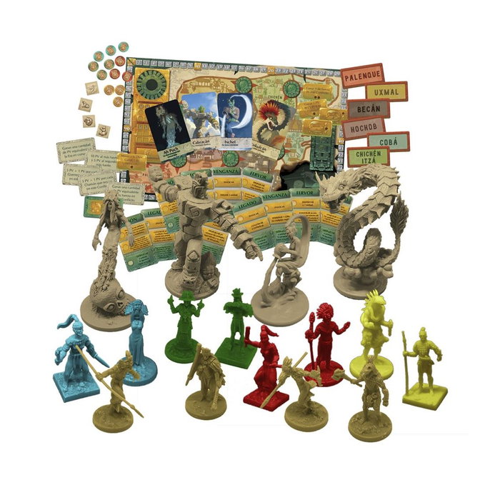Matagot SMEZ001 Mezo Jeu de société stratégique mythologie maya 2-4 joueurs 14 ans et plus 90-120 minutes