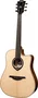 LAG Guitare Acoustique Dreadnought HyVibe H2 30 A/E Cutaway - Table Abet Engelmann Massif - HV30DCE