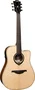 LAG Guitare Acoustique Dreadnought HyVibe H2 30 A/E Cutaway - Table Abet Engelmann Massif - HV30DCE