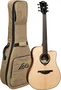 LAG Guitare Acoustique Dreadnought HyVibe H2 30 A/E Cutaway - Table Abet Engelmann Massif - HV30DCE