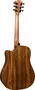 LAG Guitare Acoustique Dreadnought HyVibe H2 30 A/E Cutaway - Table Abet Engelmann Massif - HV30DCE
