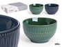 Vessia Bol Petit-déjeuner Assorti 2 Couleurs Foncées 650 Ml Céramique 14x7x14 cm (Set de 24)