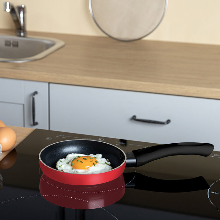 Quid Poêle Mini 14 cm Aluminium Estampé Rico - Induction, Vitrocéramique, Électrique, Gaz - PFOA Free Quid Poêle Mini 14 cm Aluminium Estampé Rico - Induction, Vitrocéramique, Électrique, Gaz - PFOA Free