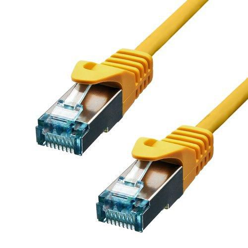 ProXtend Câble Ethernet CAT6A S/FTP cuivre 50 cm jaune LSZH Haute performance ProXtend Câble Ethernet CAT6A S/FTP cuivre 50 cm jaune LSZH Haute performance