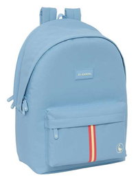 El Ganso Basics Sac à dos double pour ordinateur portable 15,6" avec port USB recharge externe "Cerulean" 31x44x18 cm