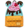 Loungefly Sac à dos Ice Cream Mickey Minnie Disney - Mochila 22,5x25x10 cm