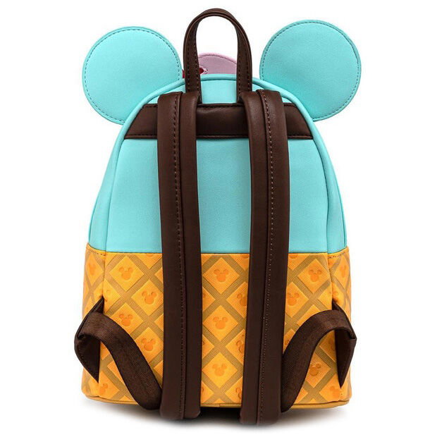 Loungefly Sac à dos Ice Cream Mickey Minnie Disney - Mochila 22,5x25x10 cm
