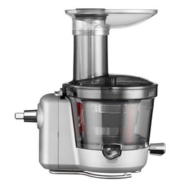 Kitchenaid 5KSM1JA Accessoire Blender pour Jus et Sauces, Technologie d'Extraction Lente à Deux Phases, Couteau et Hélice en Acier Inoxydable, 3 Tamis
