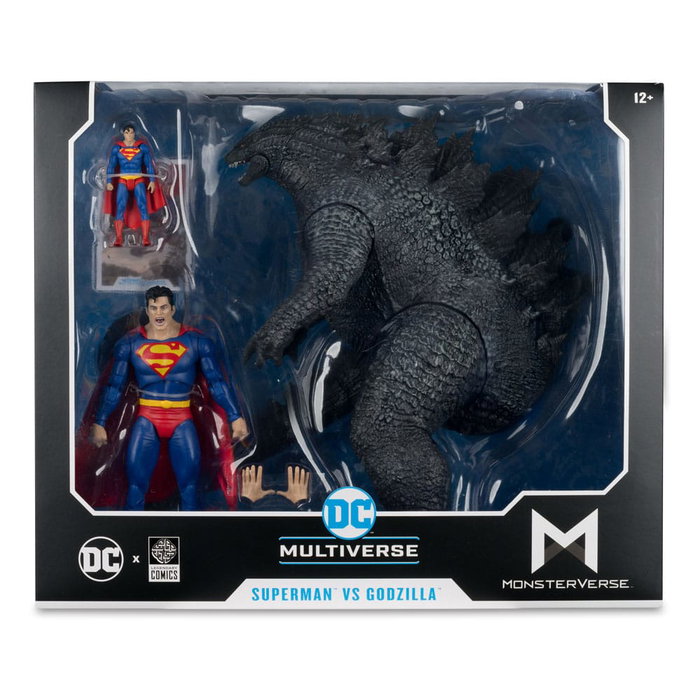 McFarlane Toys DC Justice League Monsterverse Pack de 2 figurines Superman Vs. Godzilla