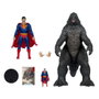 McFarlane Toys DC Justice League Monsterverse Pack de 2 figurines Superman Vs. Godzilla