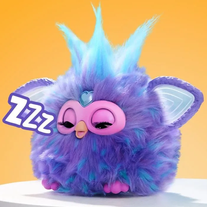 Hasbro Furby Morado Peluche Interactif avec 15 Accessoires, Animatronique Activé par la Voix, à partir de 6 ans HAS5010996153029