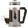Bialetti Cafetière à piston Preziosa, acier inoxydable, 350 ml - Réf. 0003160/NP, préparation de café riche et savoureux