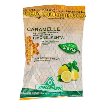 SPECCHIASOL Caramelos Limón, Mentha et Melisa, 24 unités