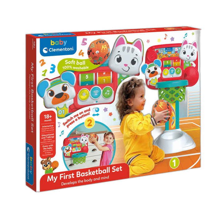 Clementoni Mi Primera Canasta interactif avec lumières et sons
