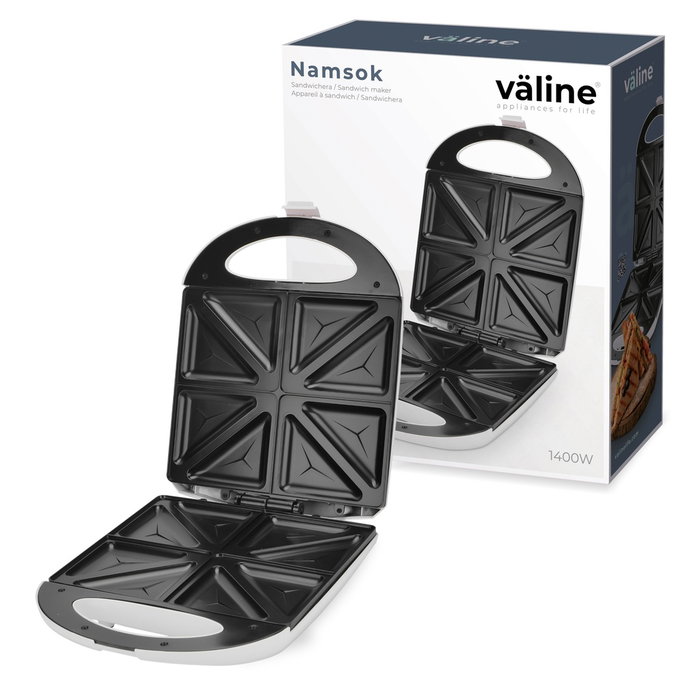 Väline Namsok Sandwichera 4 sandwichs 1400W Väline Namsok Sandwichera 4 sandwichs 1400W