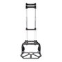 Edm Chariot de transport pliable renforcé max 60 kg, roues Ø12 cm, aluminium