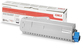 OKI Toner 46861308 Noir - Cartouche d'encre pour imprimante OKI - Toner Original