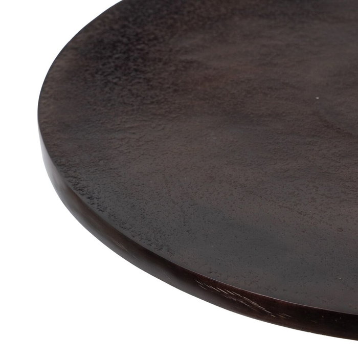 BigBuy Home Table d'appoint Cuivre Ronde
