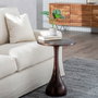 BigBuy Home Table d'appoint Cuivre Ronde