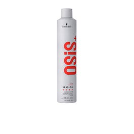 Schwarzkopf OSiS Session - Laque de fixation extra forte 500 mL - Fixation durable résistante au vent, Protection thermique jusqu'à 230°C