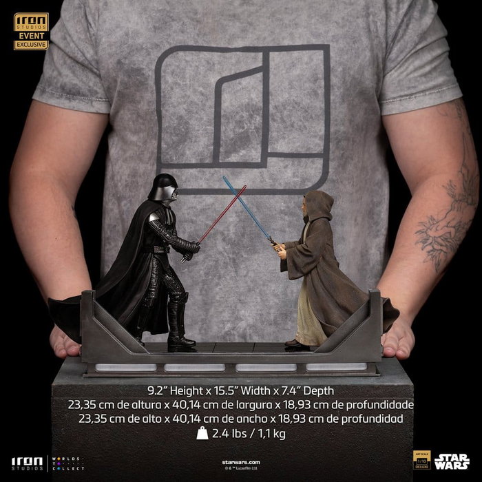 Star Wars statuette 1/10 Deluxe Art Scale Darth Vader Vs Obi-Wan Kenobi (CCXP Exclusive 2025) 24 cm