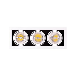 JW-CAR-LED-3x12W-CW Spot encastrable LED Cardan 36W Blanco Frío 6000K 3600Lm Cree COB AR111 Lifud