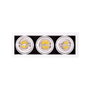JW-CAR-LED-3x12W-CW Spot encastrable LED Cardan 36W Blanco Frío 6000K 3600Lm Cree COB AR111 Lifud