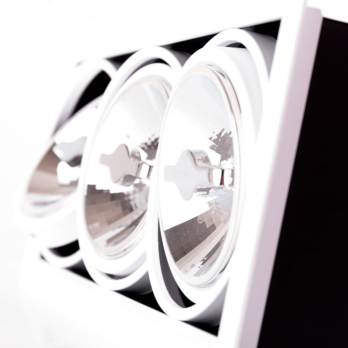 JW-CAR-LED-3x12W-CW Spot encastrable LED Cardan 36W Blanco Frío 6000K 3600Lm Cree COB AR111 Lifud