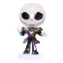 Just Play Figurine Jack Skellington Grande Collection 12.7 cm - Personnage La Nuit Avant Noël - Figurine Iridescente avec Nœud Papillon Chauve-souris - Pour Enfants 3 ans et plus