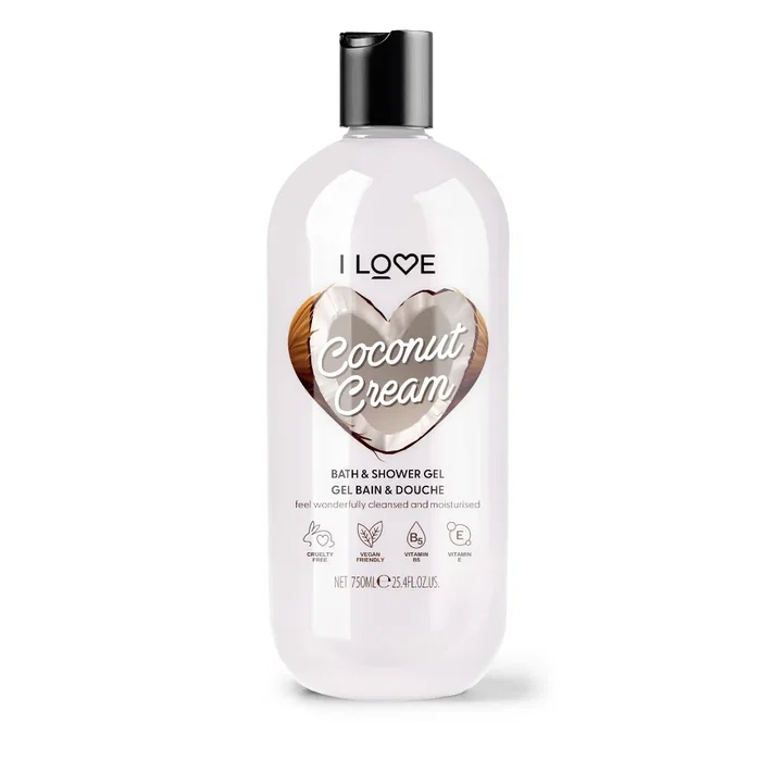 I Love Gel douche hydratant Coconut & Cream 750 ml I Love Gel douche hydratant Coconut & Cream 750 ml