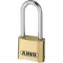 ABUS Cadenas à combinaison numérique 180IB/50HB63 - Corps laiton forgé, anse inox - Sécurité extérieure, verrouillage double, code 4 chiffres
