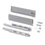 Emuca Kit tiroir extérieur Vertex, hauteur 131mm, profondeur 350mm, réglage 3D