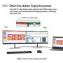 HP Écran 24 pouces USB-C WUXGA 16:10 Pivot 100 Hz - 724pu - Moniteur professionnel pour la productivité