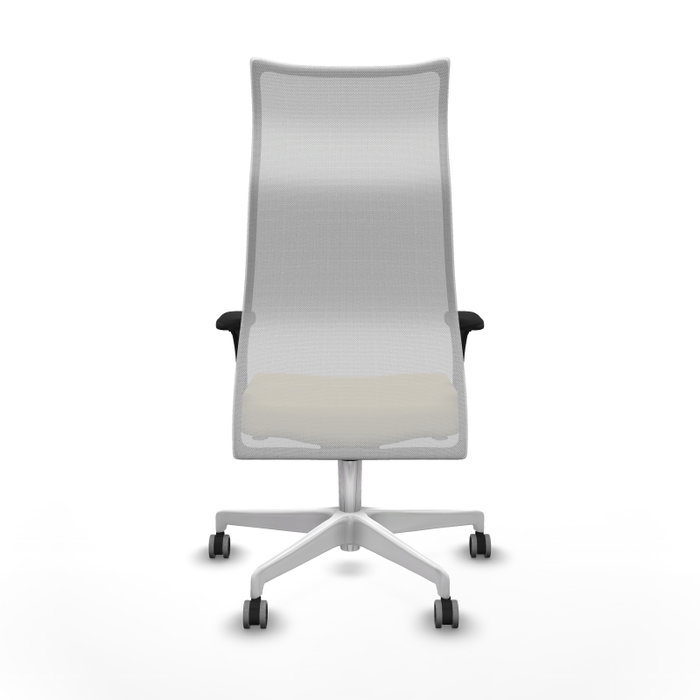 Piqueras y Crespo Chaise de Bureau Albacete Crème et Blanc