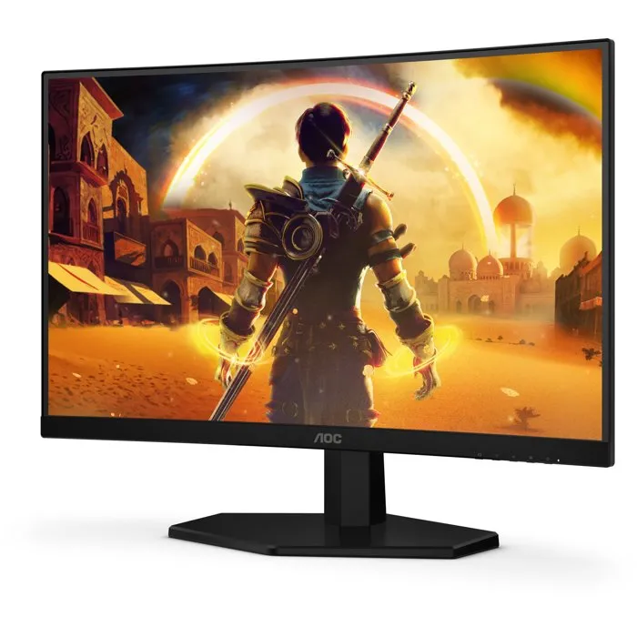 AOC C24G42E - Écran PC Gamer incurvé 24" - Full HD 180Hz - Dalle VA 0.5ms - Adaptive Sync - HDR10 - Ports HDMI/VGA