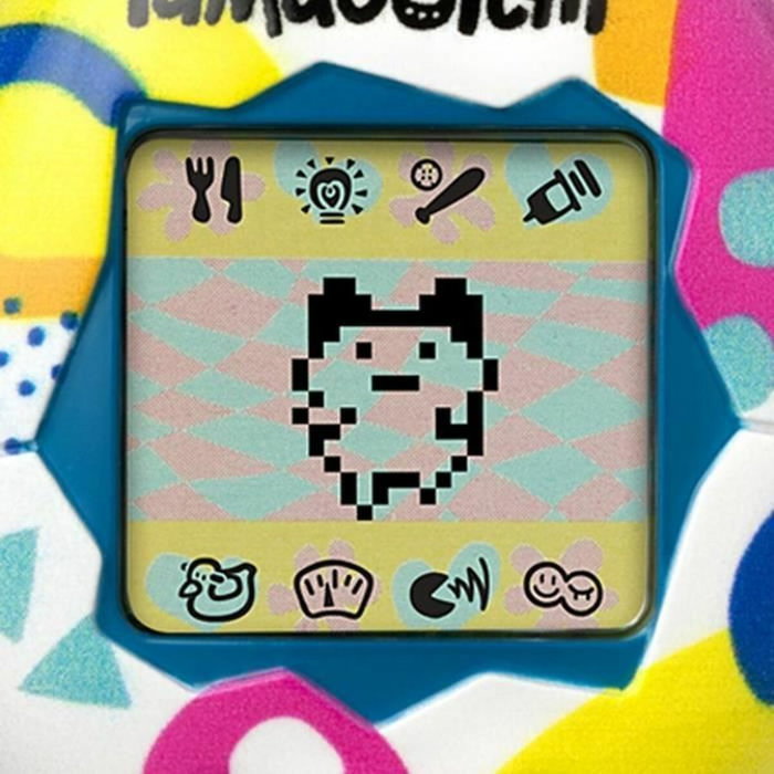 Bandai Tamagotchi original Memphis Style - Animal électronique virtuel multicolore Bandai Tamagotchi original Memphis Style - Animal électronique virtuel multicolore