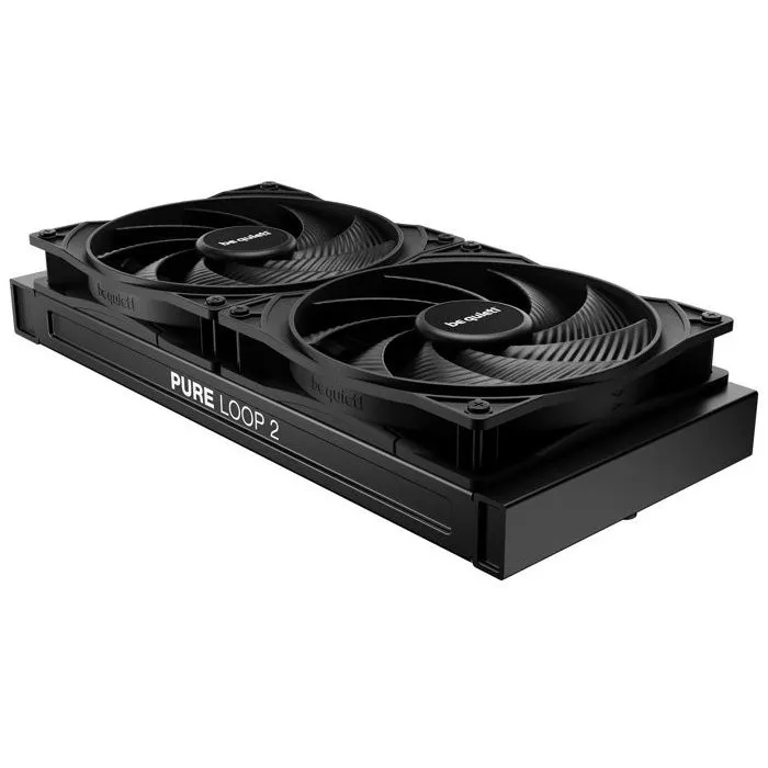 Be Quiet! Pure Loop 2 280 mm Refroidissement Liquide Tout-en-Un AIO avec Ventilateurs Silent Wings 3 140 mm, ARGB, Compatible Intel AMD (LGA1700, AM5)