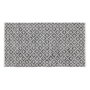 Tapis Blanc Gris 70 % coton 30 % Polyester 80 x 150 cm