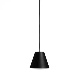 HAY Lampe à suspension Sinker S Noir LED Blanc Chaud