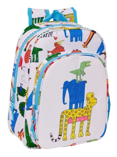 Safta Mochila Infantil Adapt.Carro Bolsi-Inter Algo De Jaime - Sac à dos enfant pour poussette, 26 x 34 x 11 cm