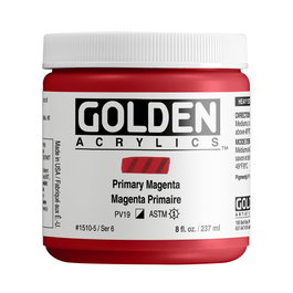 Golden Couleurs Acryliques Heavy Body Magenta Primario 237 ml