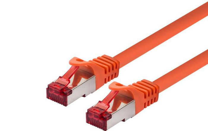 LOGON PROFESSIONAL Câble de brassage RJ45 S/FTP PIMF CAT6 15 mètres - TCR66SS150O - Orange LOGON PROFESSIONAL Câble de brassage RJ45 S/FTP PIMF CAT6 15 mètres - TCR66SS150O - Orange
