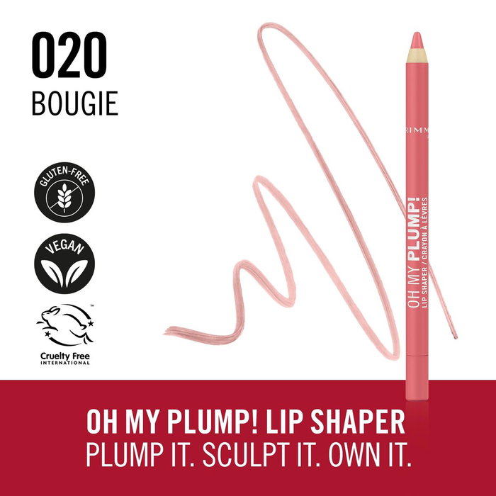 Rimmel London Oh My Plump! Perfilador de labios 020-Bougie Rimmel London Oh My Plump! Perfilador de labios 020-Bougie