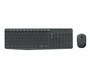 Logitech Combo Clavier et Souris sans Fil MK235 - Clavier AZERTY Français avec Pavé Numérique et Souris Ergonomique