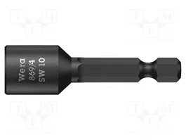 WERA Embout de tournevis douille 6 pans HEX 10mm sans aimant